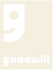 Goodwill logo — nonprofit organization served by Break Coffee Cart mobile espresso bar